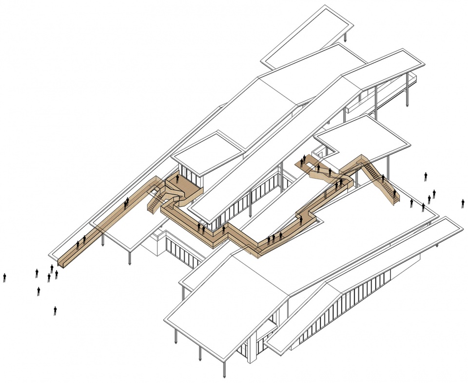 yucun tourist service center by local architecture design office