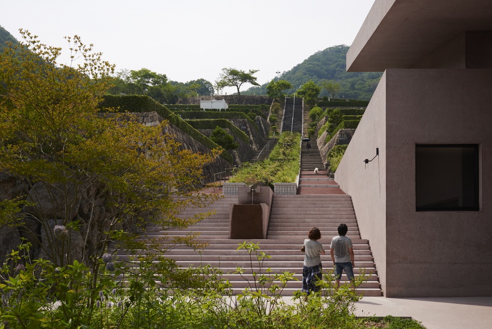 Inagawa Cemetery chapel and visitor centre by David Chipperfield Architects