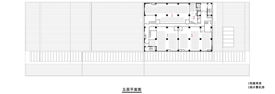hubei provincial archives new building by csadi
