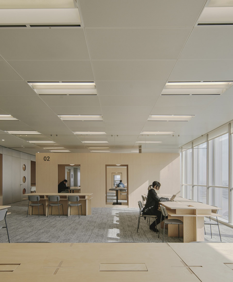 tezign west bund star center headquarter interior design by xframe studio