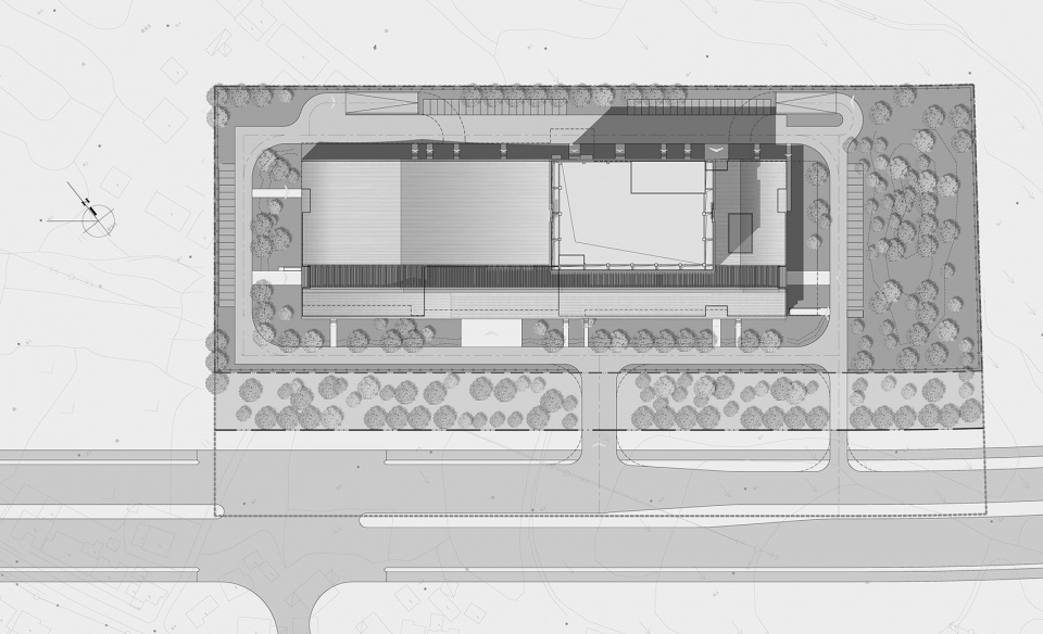 hubei provincial archives new building by csadi