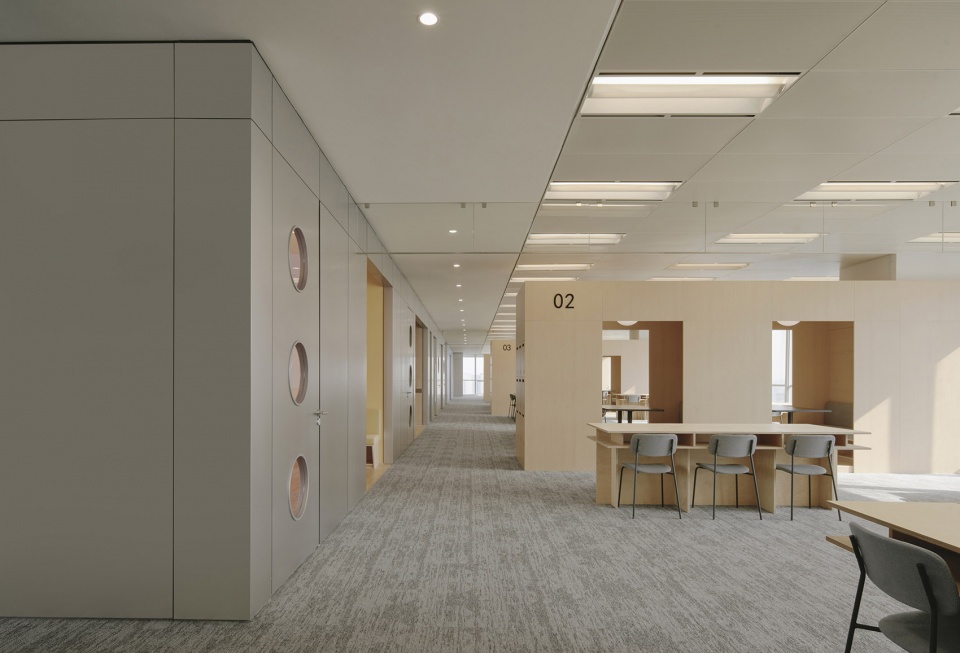 tezign west bund star center headquarter interior design by xframe studio