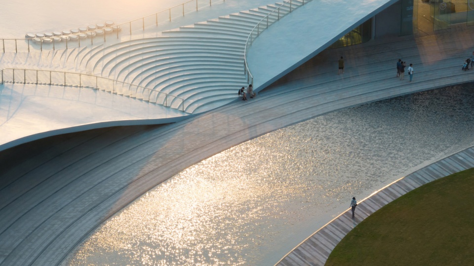 sky mountain coastal station in haikou by sou fujimoto
