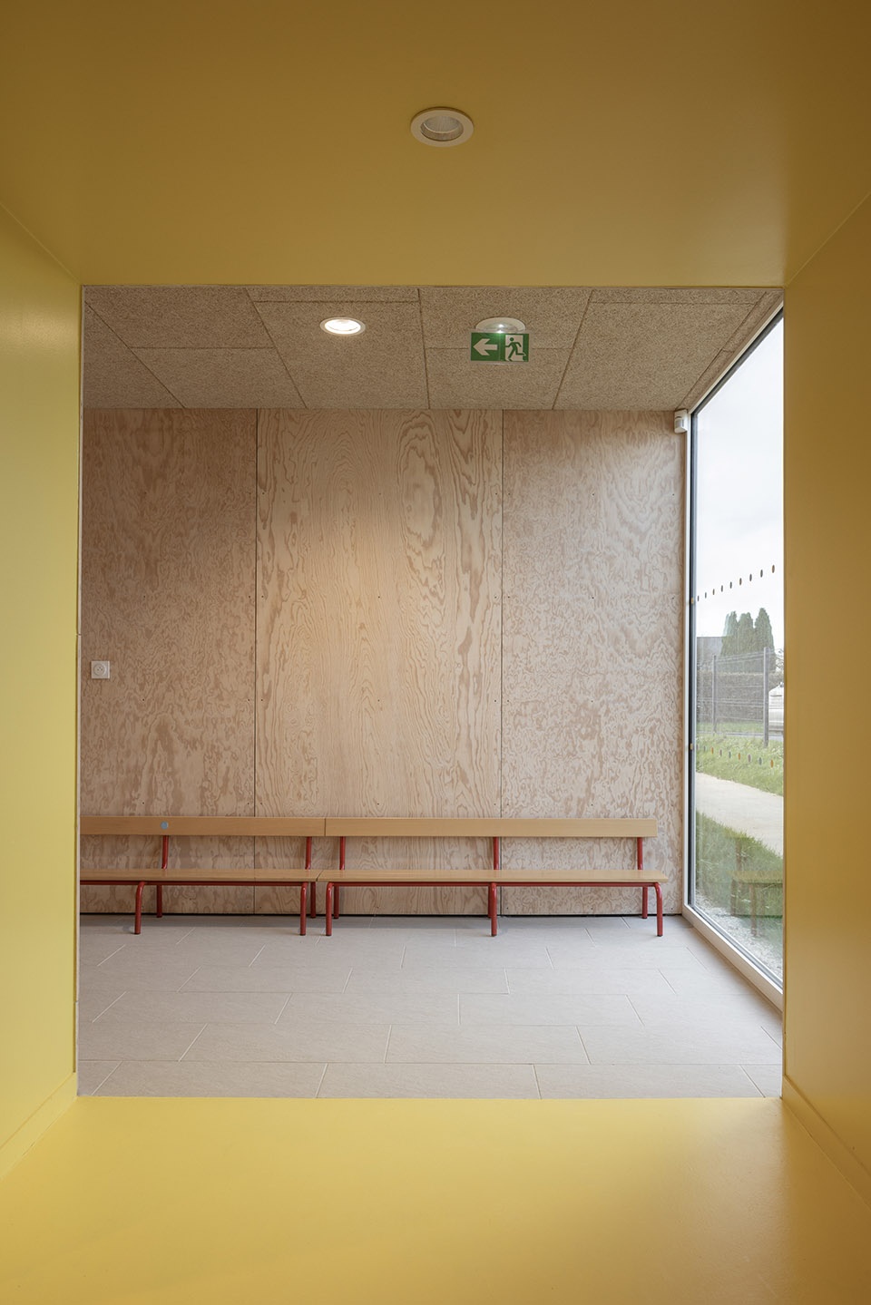 Construction of a three classes kindergarten in Saint Ouen Du Tilleul by ACAU Architectes