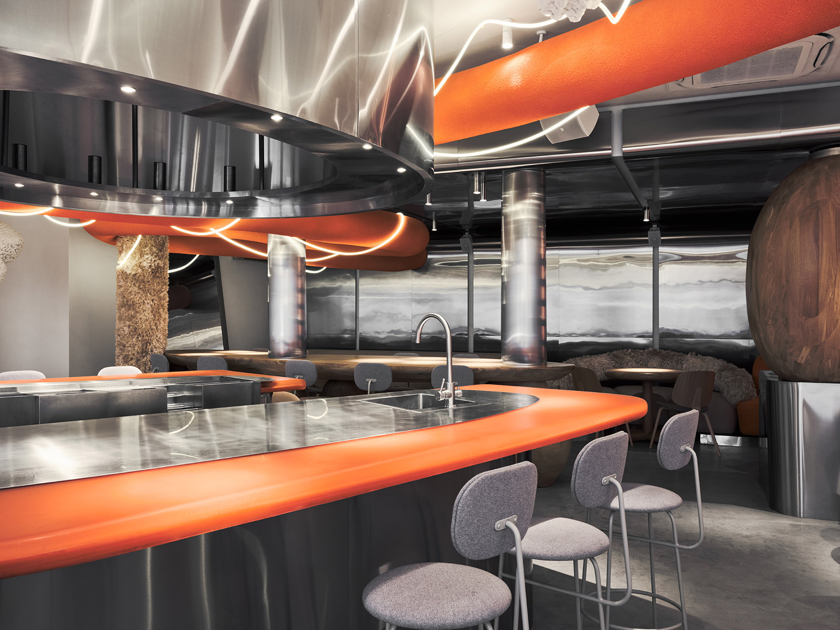 FISH FETISH restaurant by DA bureau - 谷德设计网