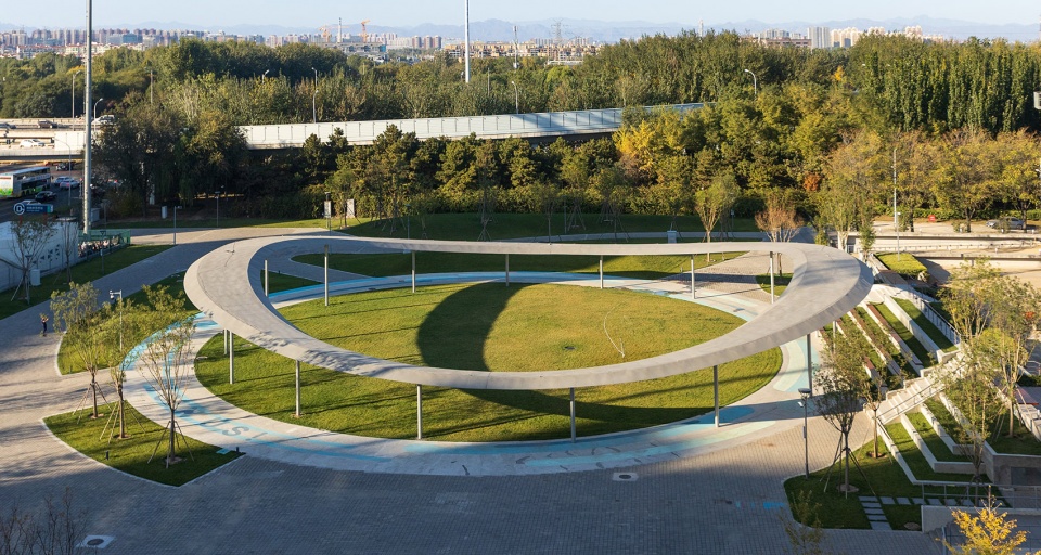 china national tennis center by la group