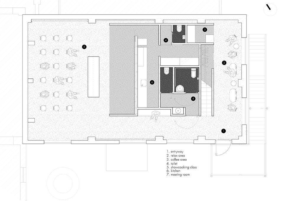 Cesarin showcooking by co arch studio