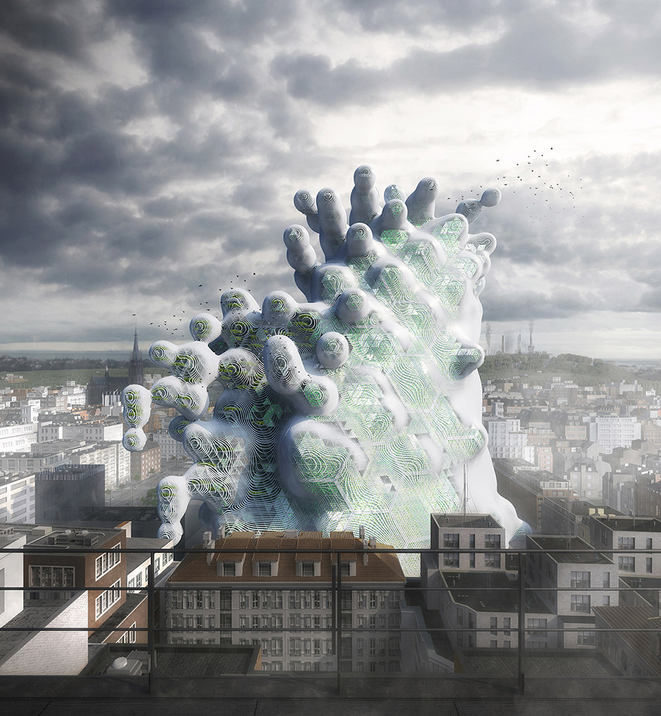 “Tree One” photosynthetic sculpture by ecoLogicStudio - 谷德设计网
