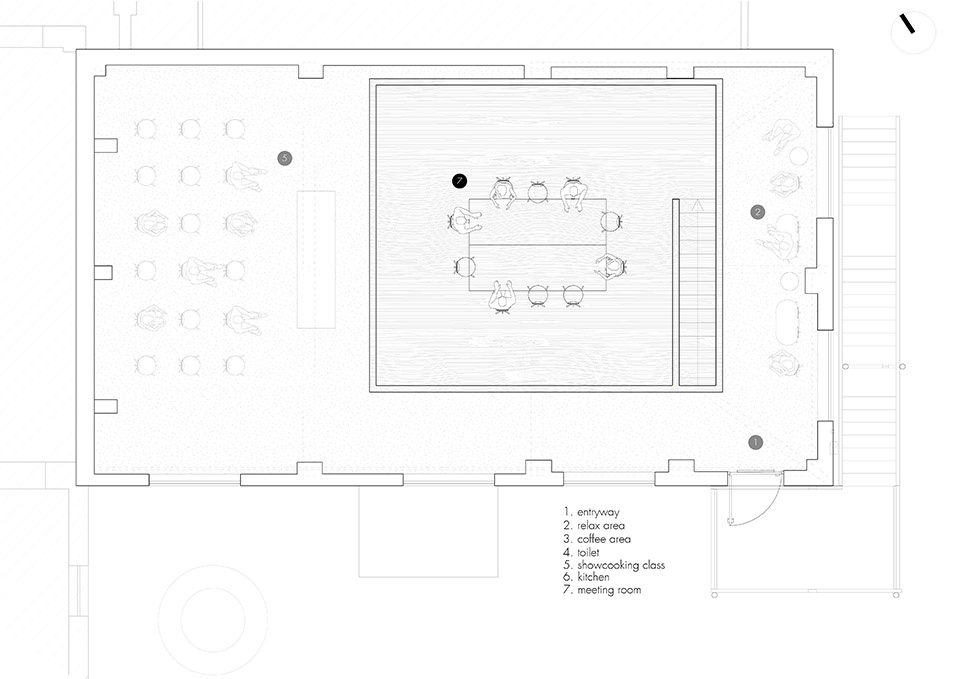 Cesarin showcooking by co arch studio