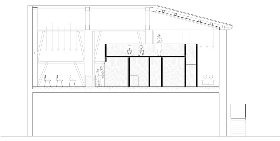Cesarin showcooking by co arch studio