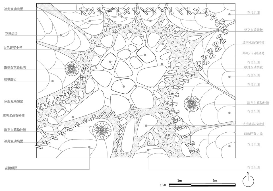 The Frozen Flower Gallery A garden of 2021 Shenzhen Bougainvillea Show by School of Architecture and Urban Planning Shenzhen University