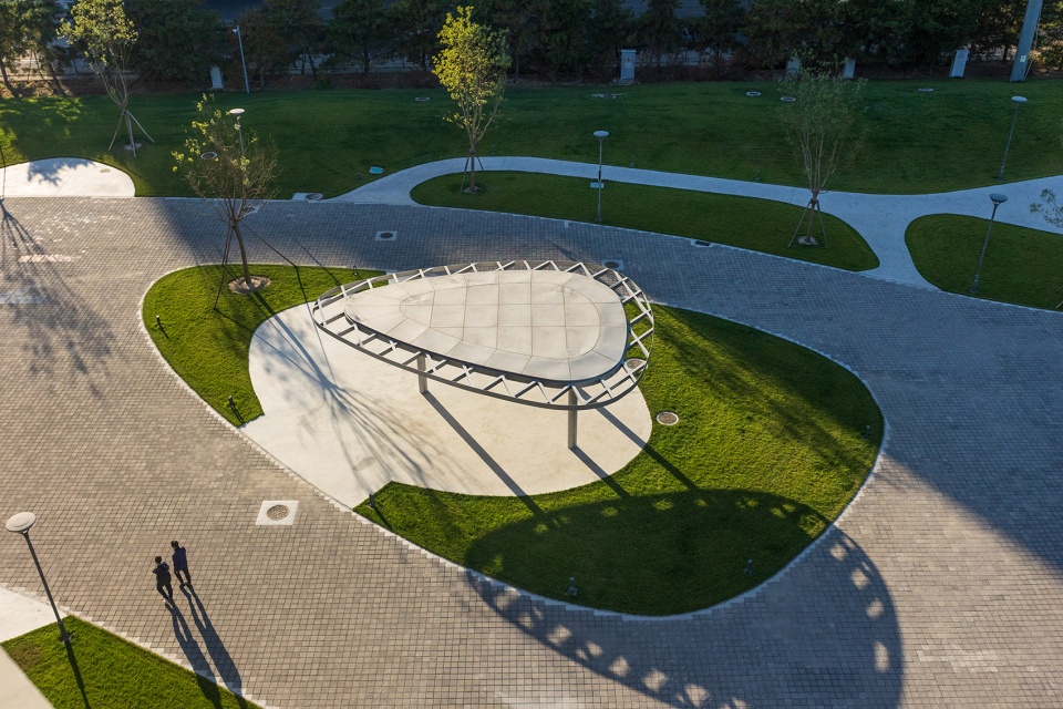 china national tennis center by la group