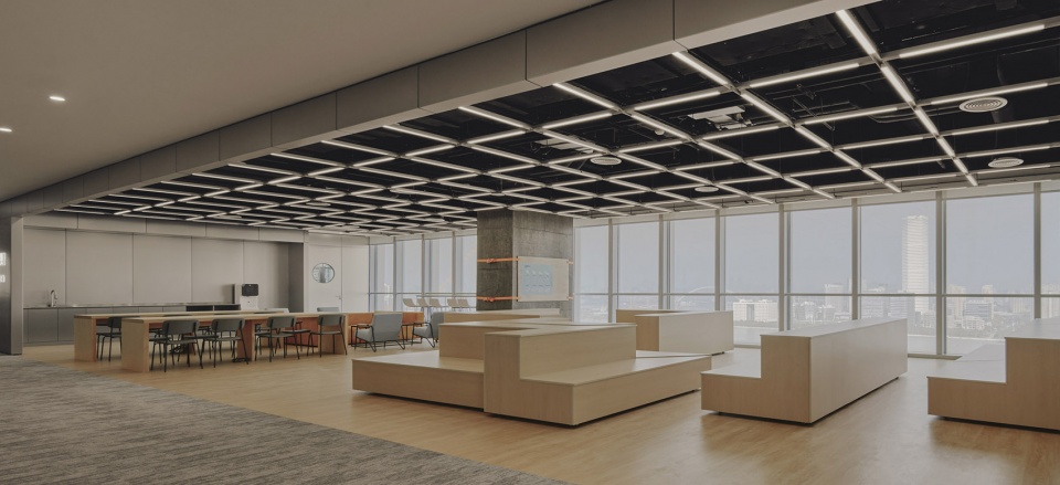 tezign west bund star center headquarter interior design by xframe studio