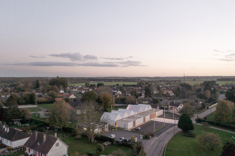 Construction of a three classes kindergarten in Saint Ouen Du Tilleul by ACAU Architectes