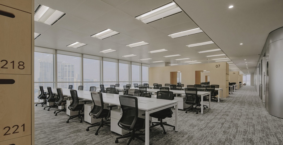 tezign west bund star center headquarter interior design by xframe studio