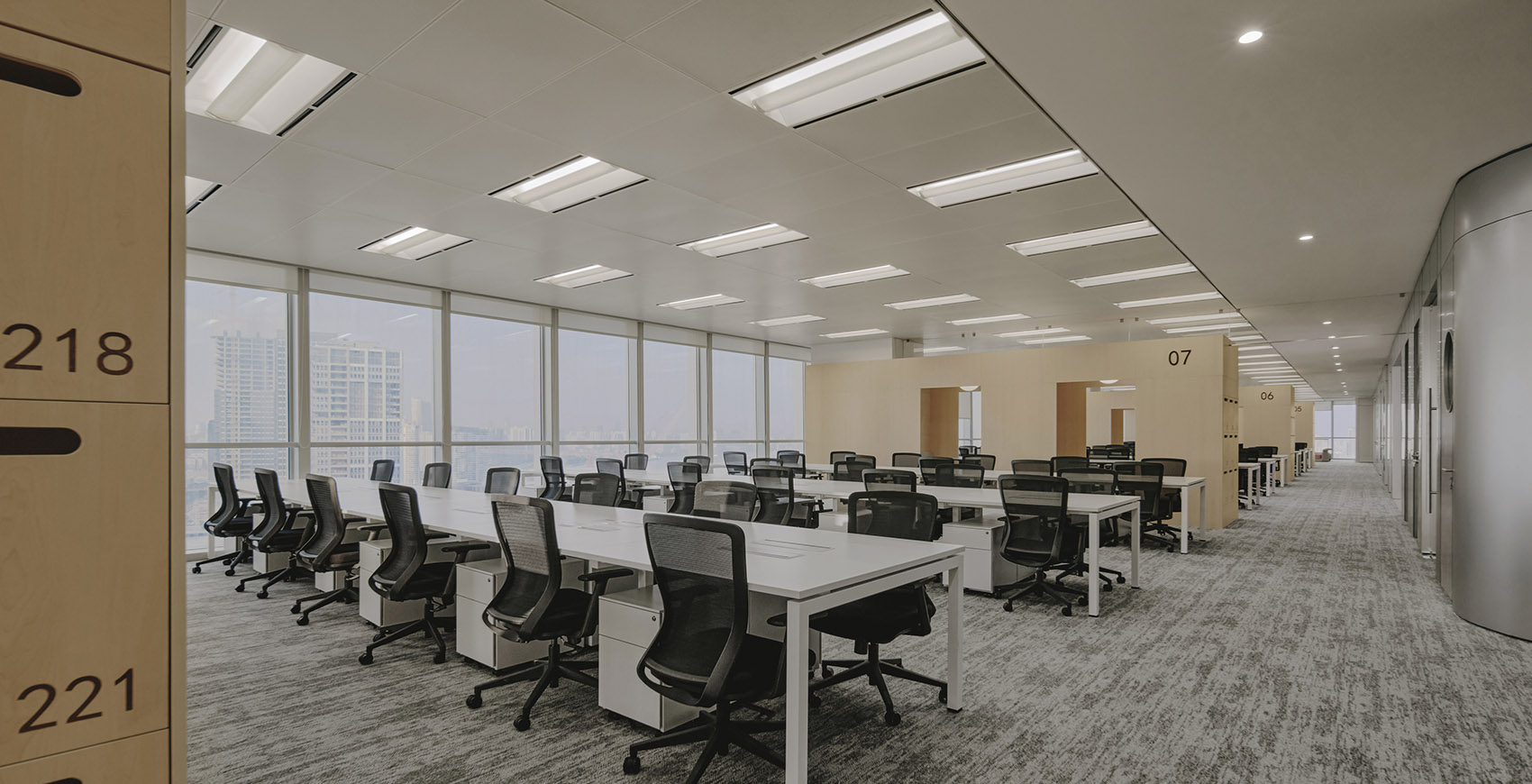 Tezign west bund star center headquarter interior design by XFRAME ...