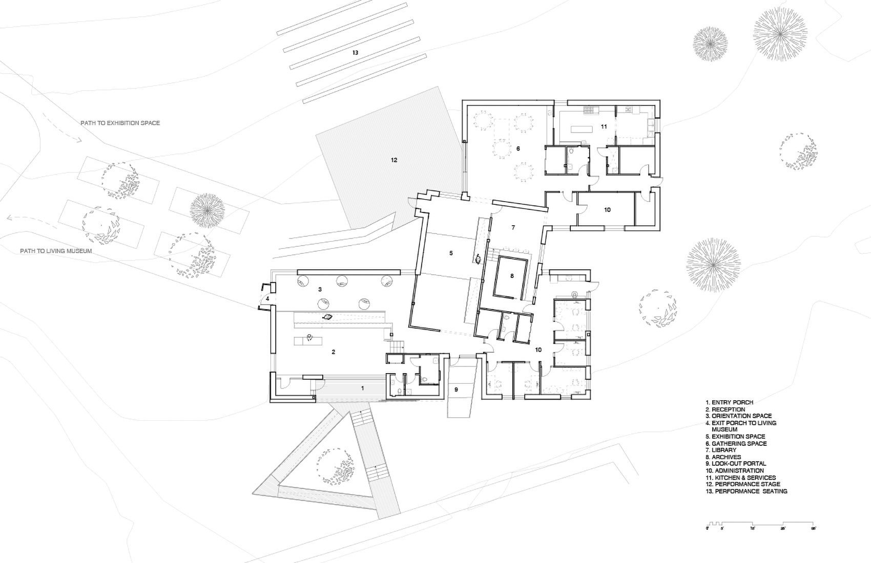 Highland Village Interpretive Centre by Abbott Brown Architects 谷德设计网
