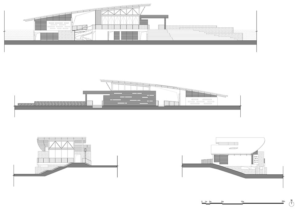 Xutang Habitat Service Station of Xin an River Comprehensive Protection Project by HUADONG ENGINEERING CORPORATION LIMITED Xu Kun Studio