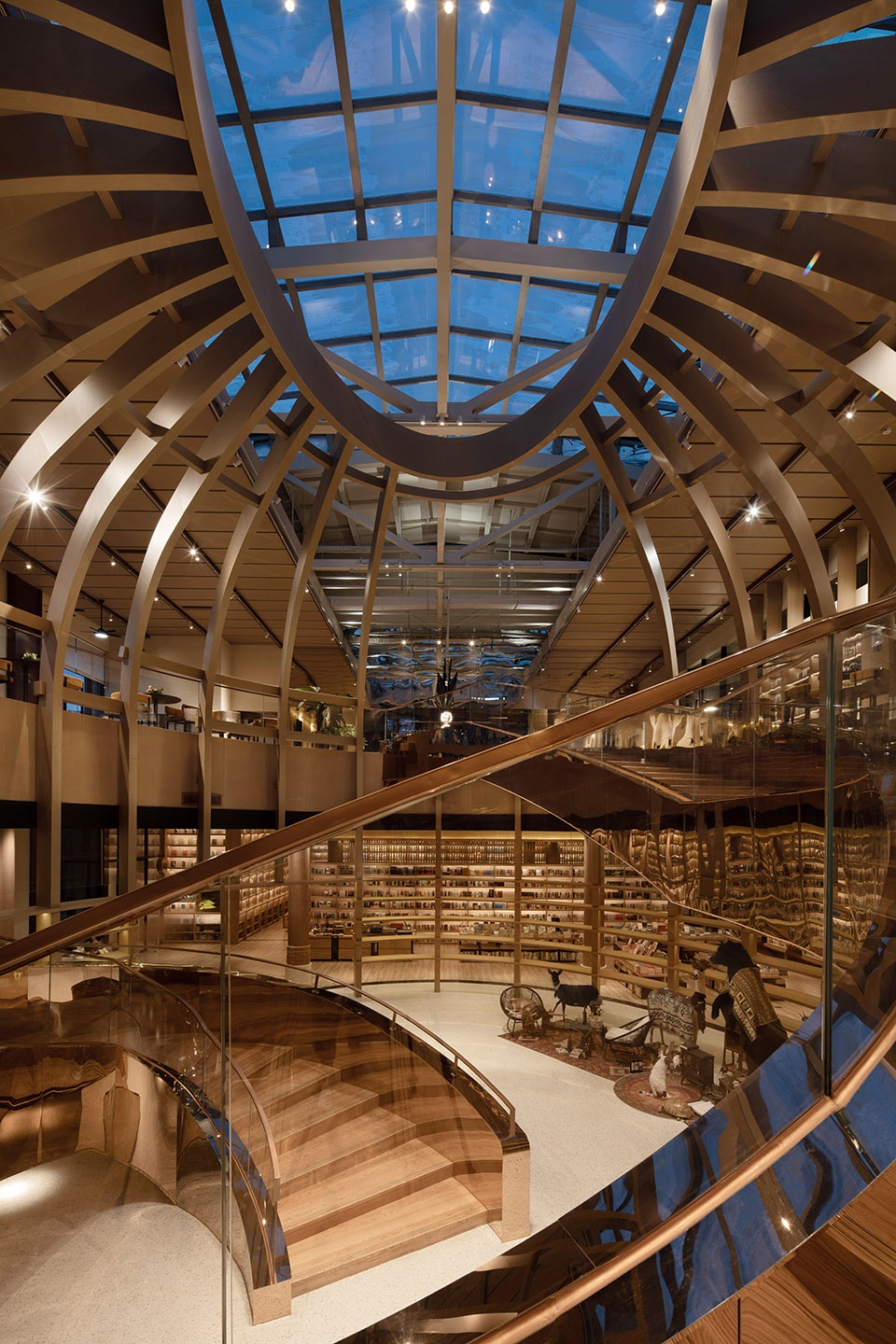 Zhong Ao Yan Ji You Bookstore China by Karv One Design