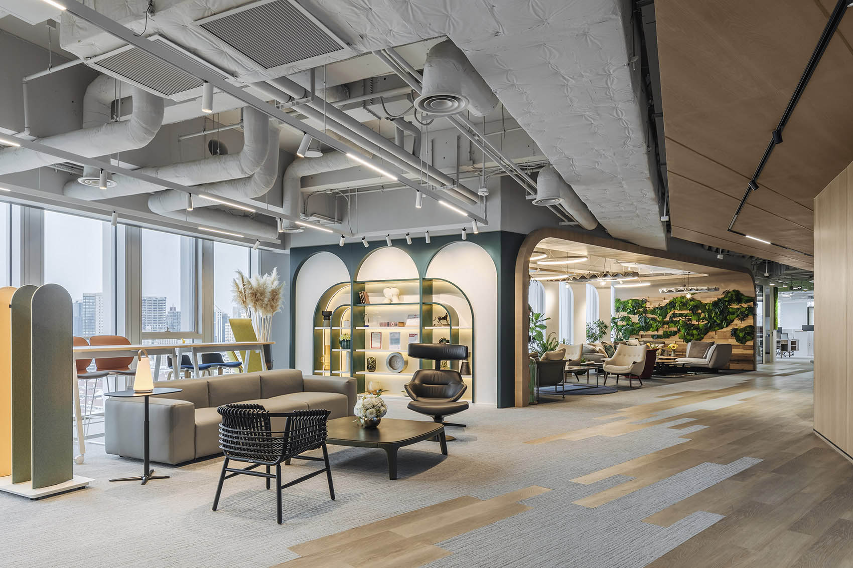 Haworth/HWS Customer Experience Centre in Shanghai, China by Gensler