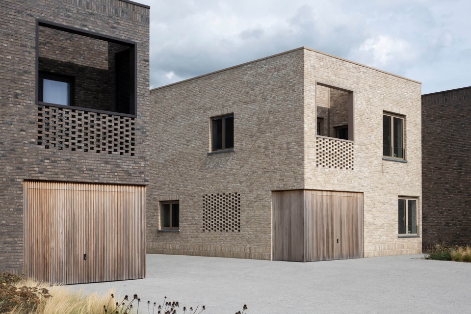 social housing in dessel by studio farris architects
