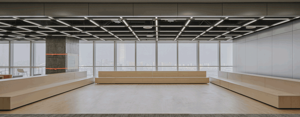 tezign west bund star center headquarter interior design by xframe studio