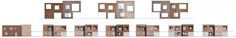 social housing in dessel by studio farris architects