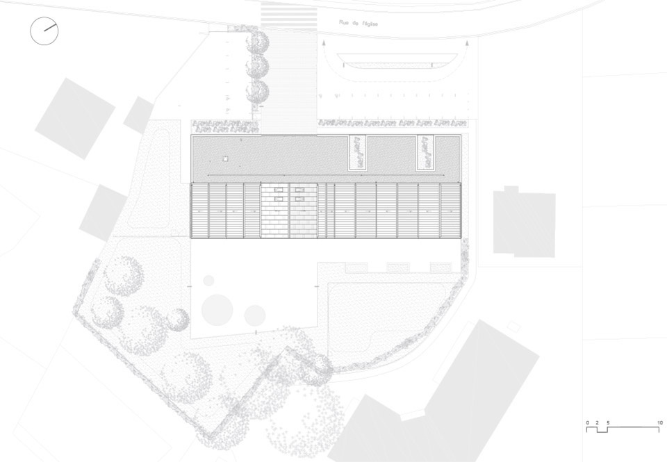 Construction of a three classes kindergarten in Saint Ouen Du Tilleul by ACAU Architectes
