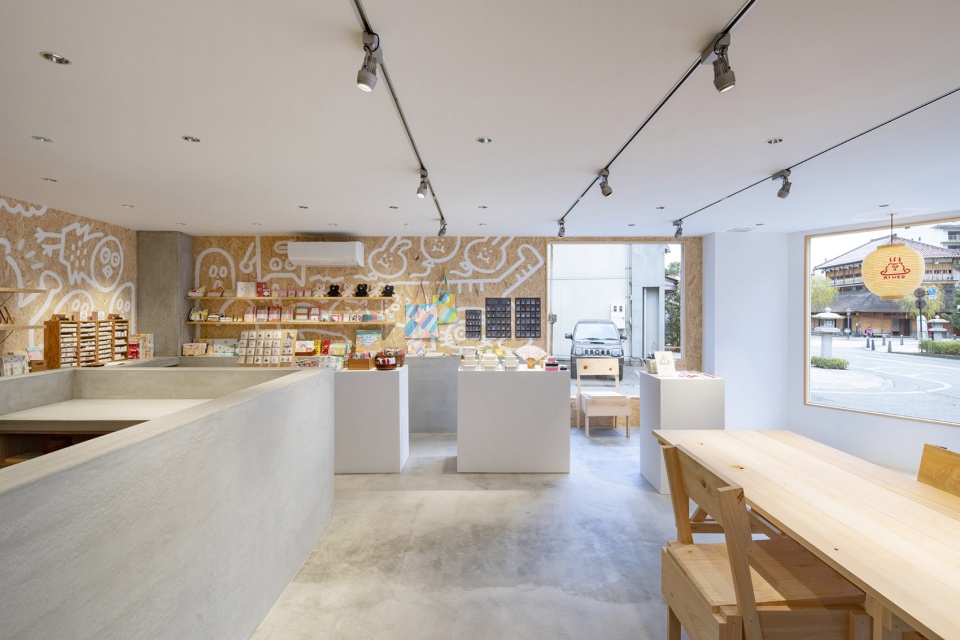 aiueo yamashiro onsen store by koyori architects