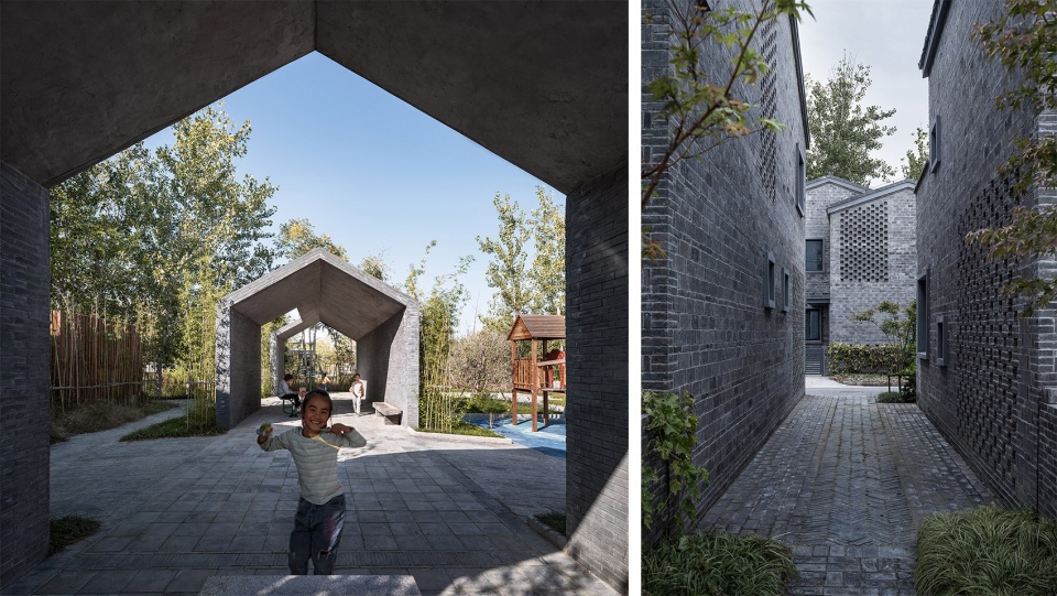 design practice of yancheng mugou new rural community by atelier zhou ling