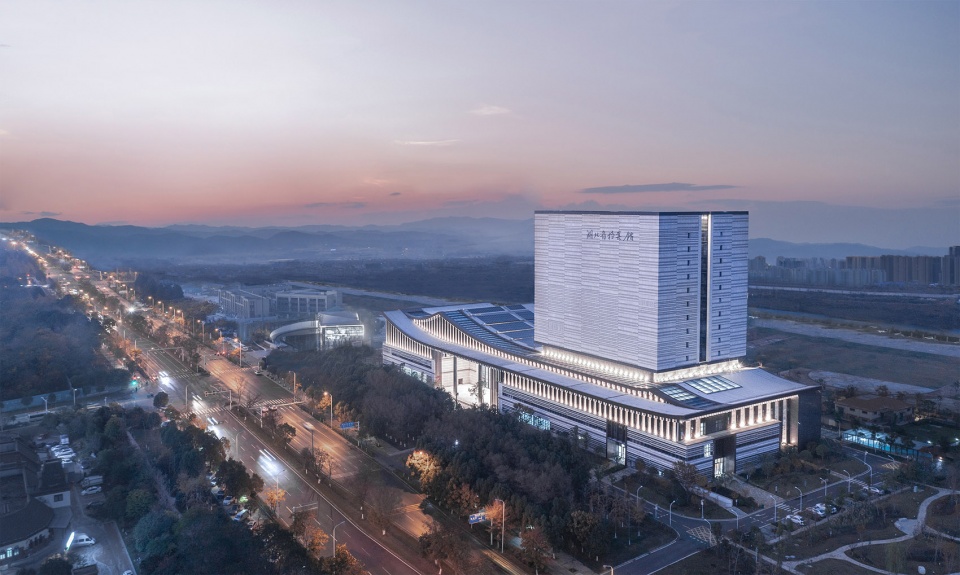 hubei provincial archives new building by csadi