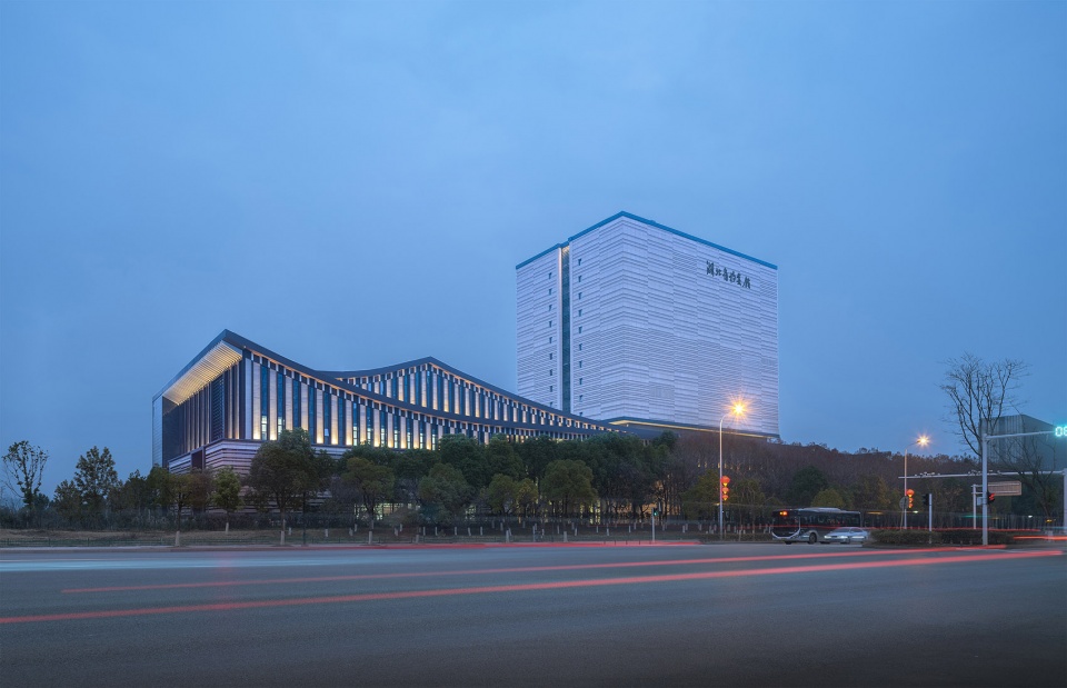 hubei provincial archives new building by csadi