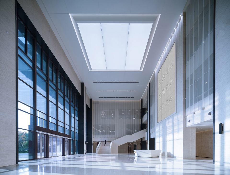 hubei provincial archives new building by csadi