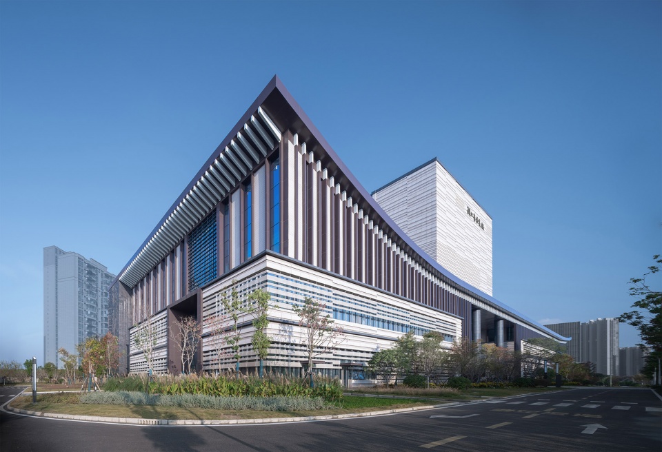 hubei provincial archives new building by csadi