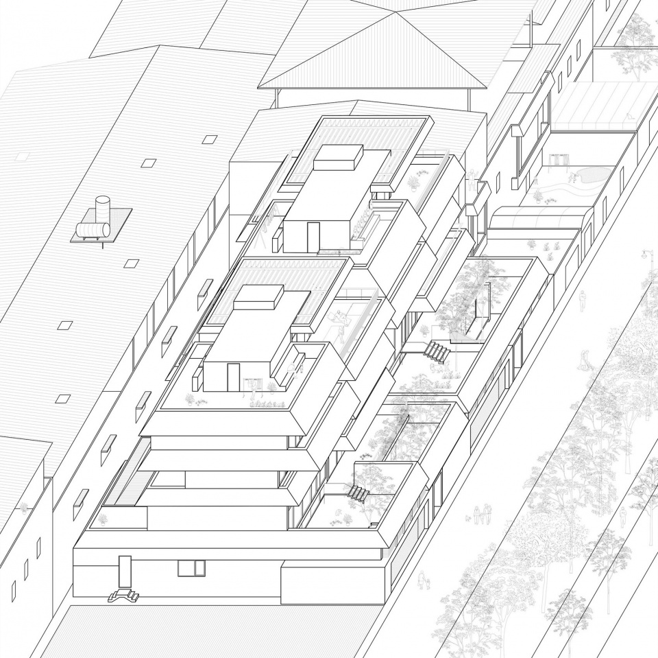 house of roofs by behet bondzio lin architekten