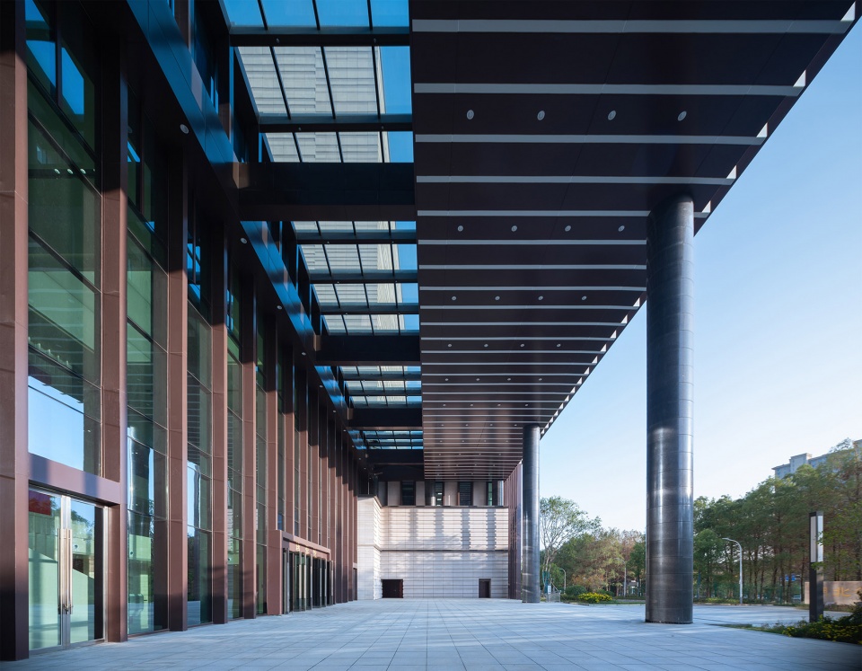 hubei provincial archives new building by csadi