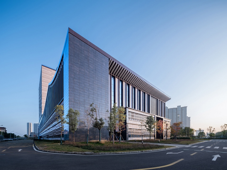 hubei provincial archives new building by csadi