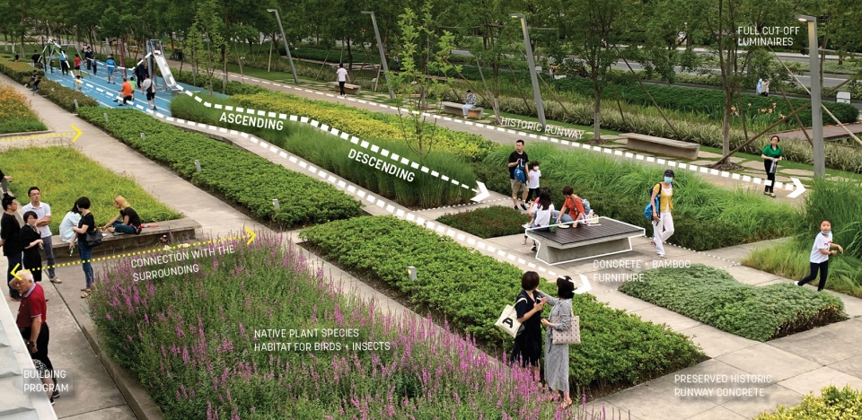 2021 asla urban design award of honor xuhui runway park sasaki