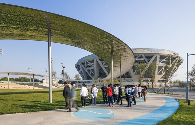 中国国家网球中心景观设计，北京 / 奥雅股份