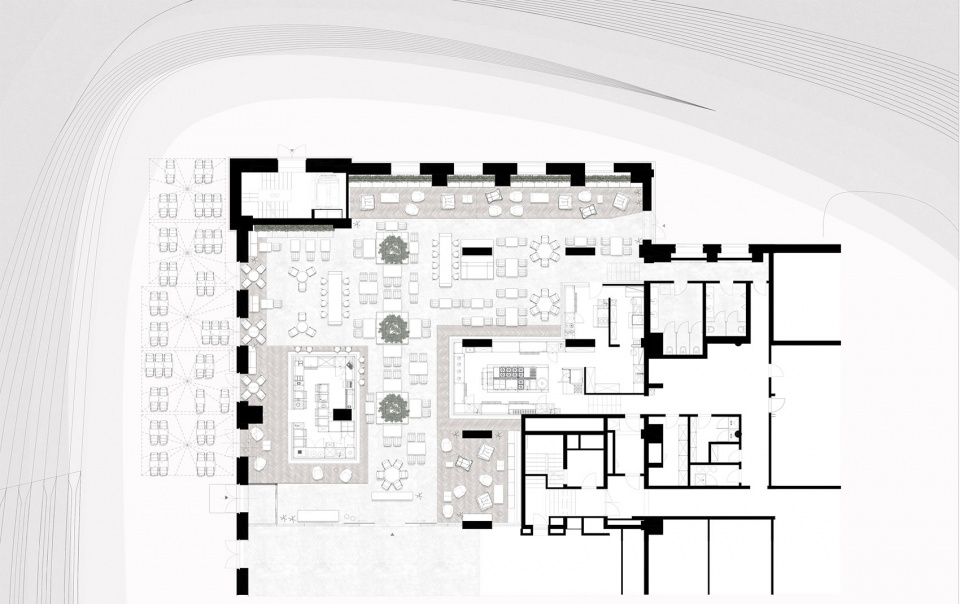 werk restaurant BEEF ARCHITEKTI