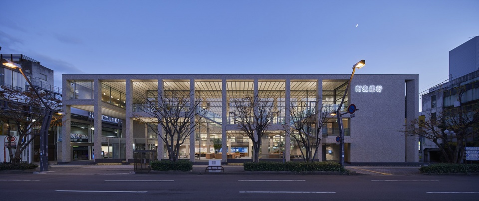 Awa Bank Head Office Sales Department Building by Nikken Sekkei Ltd