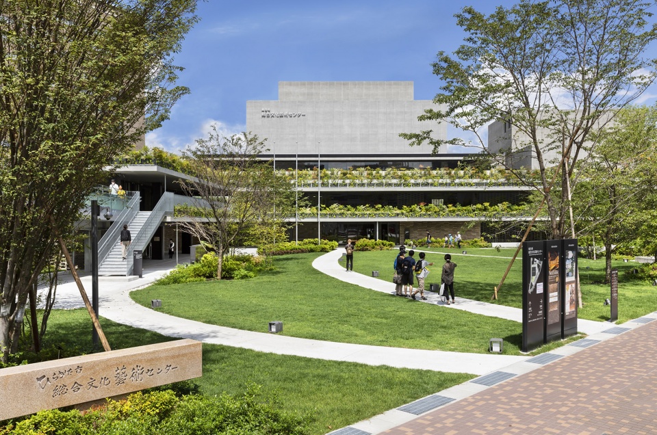 Hirakata Performing Visual Arts Center by Nikken Sekkei Ltd