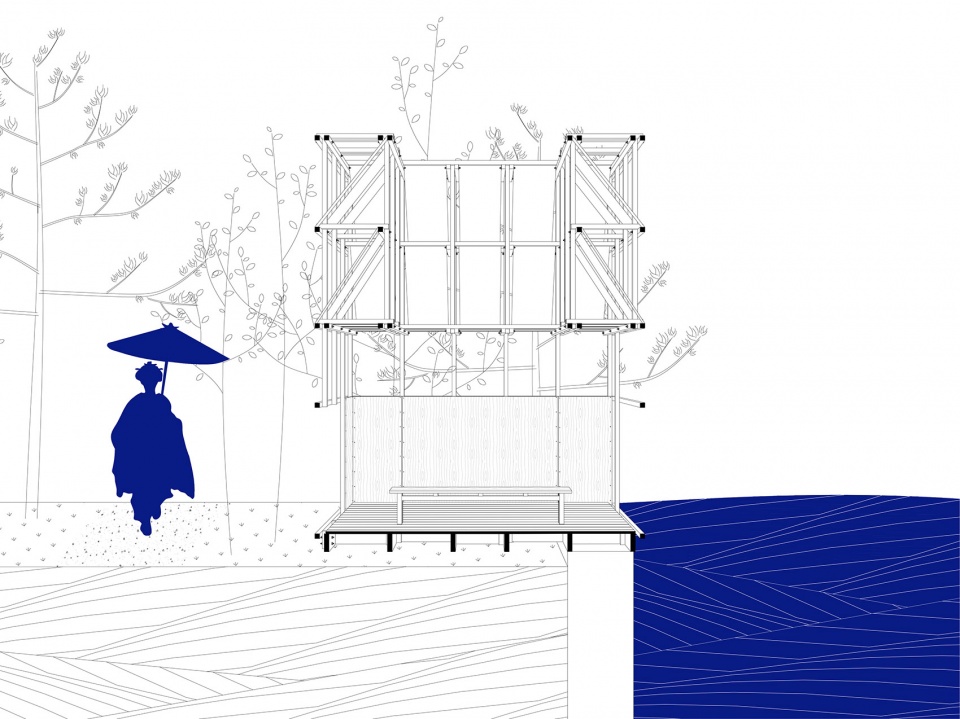 tea house pavilion by grau