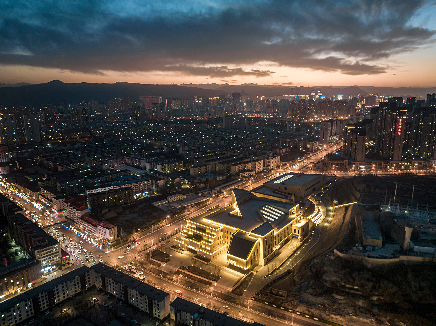 Xining Mass Cultural ＆ Art Activity Exchange Centre, China by Xi‘an