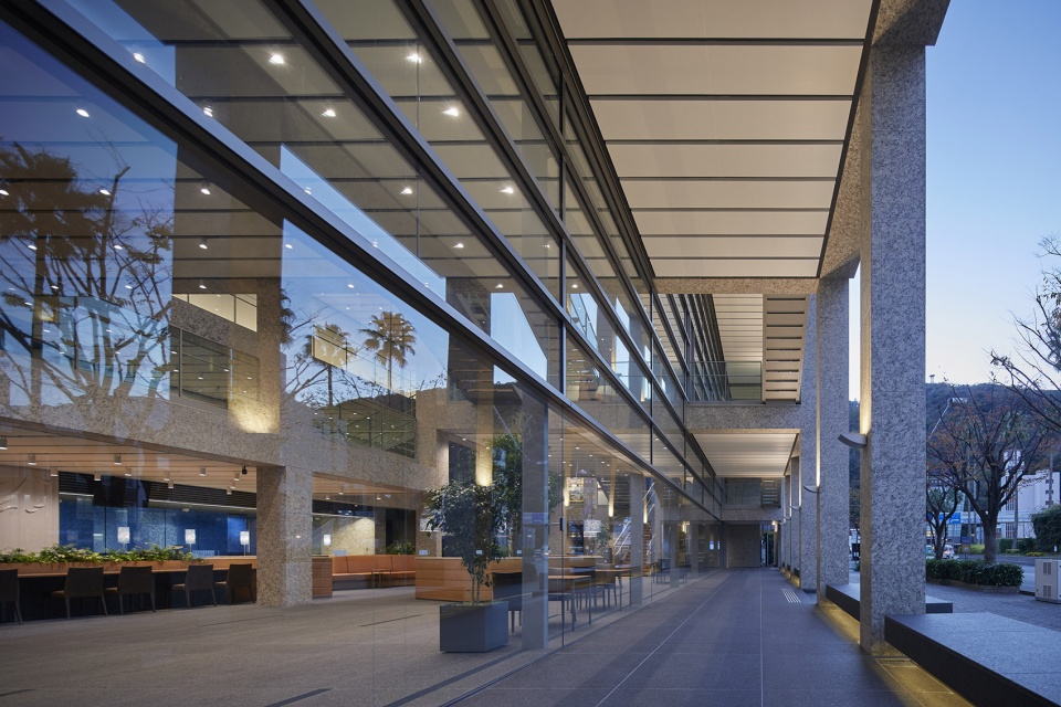 Awa Bank Head Office Sales Department Building by Nikken Sekkei Ltd