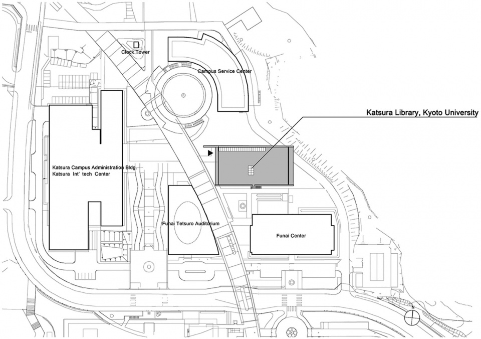 Katsura Library at Kyoto University Waro Kishi和KASSOCIATES