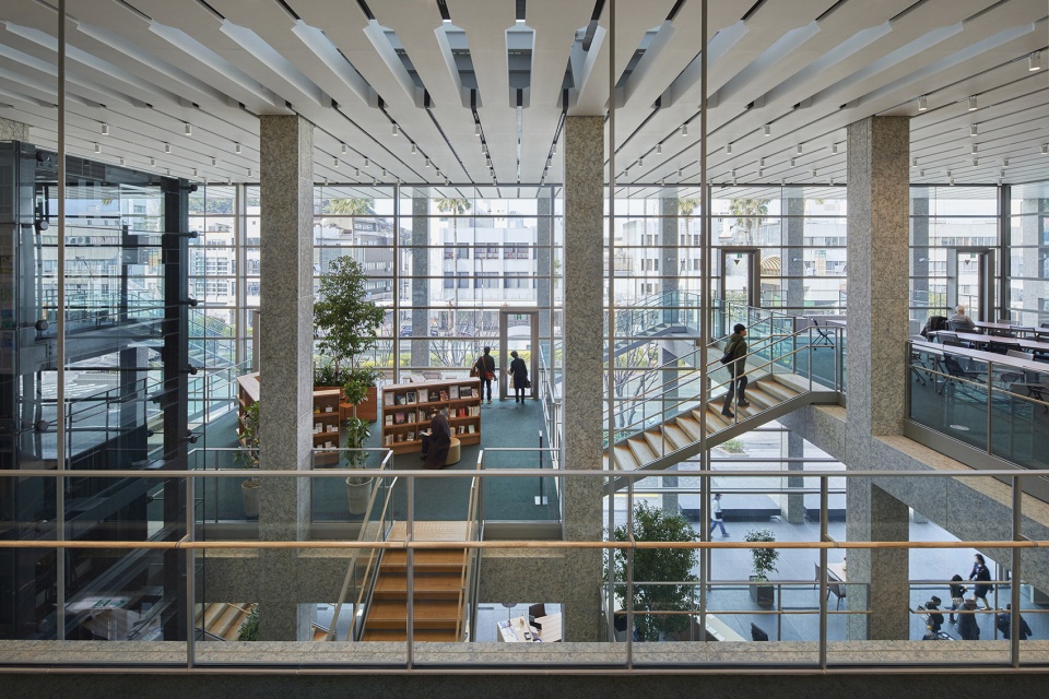 Awa Bank Head Office Sales Department Building by Nikken Sekkei Ltd