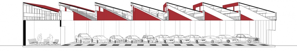 chengdu hongmeng car showroom by clou