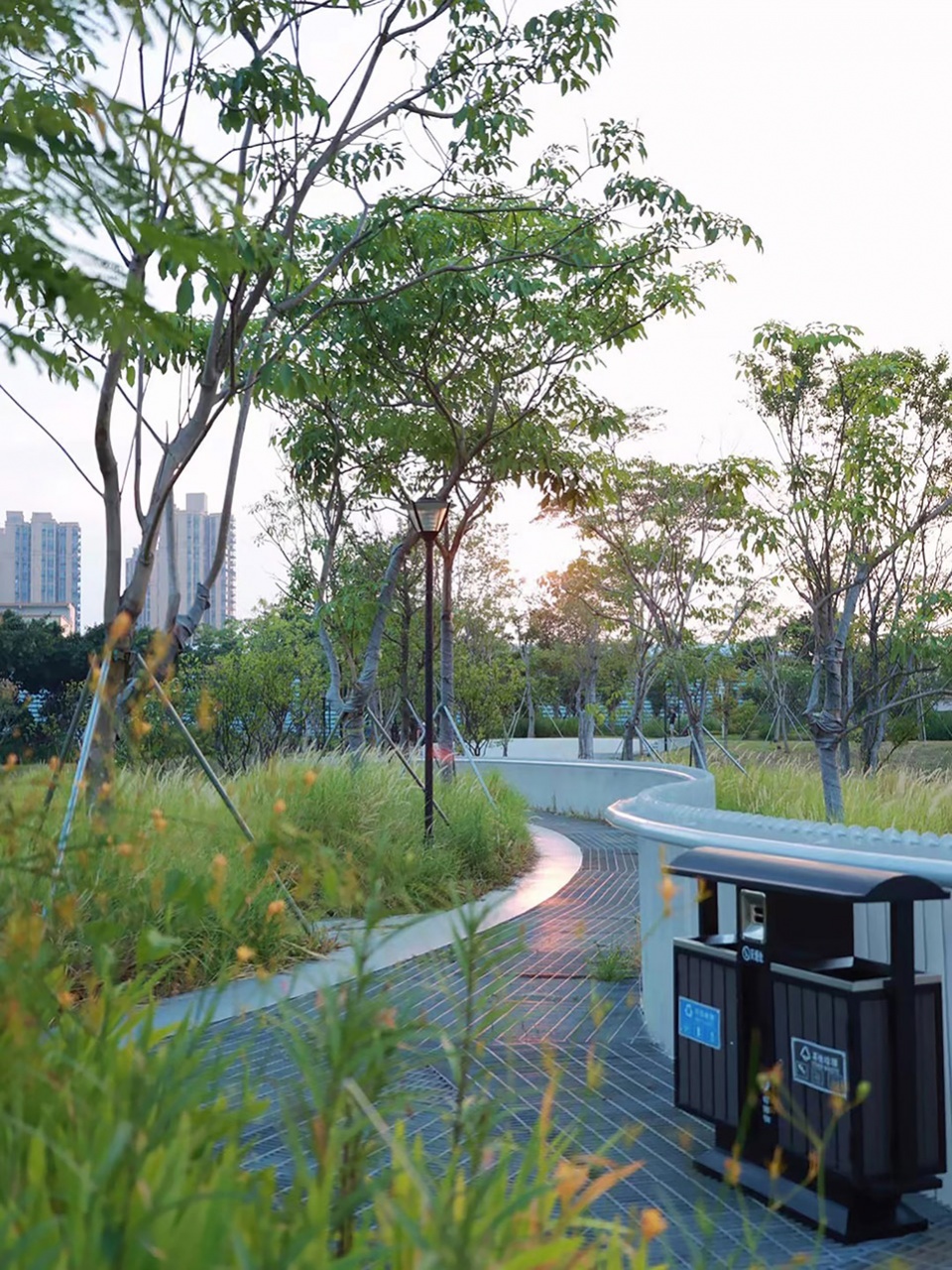 baoan dinggang lake wetland park by powerchina huadong engineering corporation