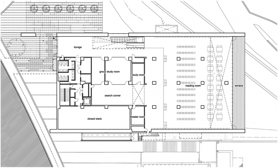 Katsura Library at Kyoto University Waro Kishi和KASSOCIATES